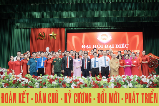 ĐẠI HỘI ĐẠI BIỂU UỶ BAN MẶT TRẬN TỔ QUỐC VIỆT NAM PHƯỜNG TAM CHÚC